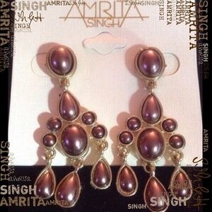 Amrita Singh Bronze Pearl Sonam Pierced Earrings